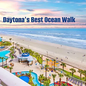 Penthouse Floor 1 Bedroom Direct Oceanfront Wyndham Ocean Walk - Daytona Funland 1908 Apartment